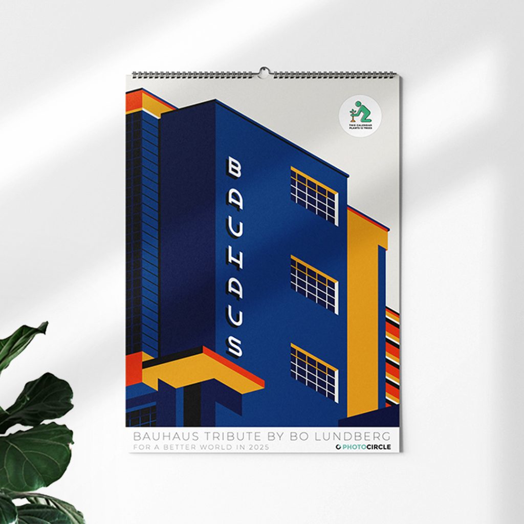 Bauhaus Tribute Kalender von Bo Lundberg